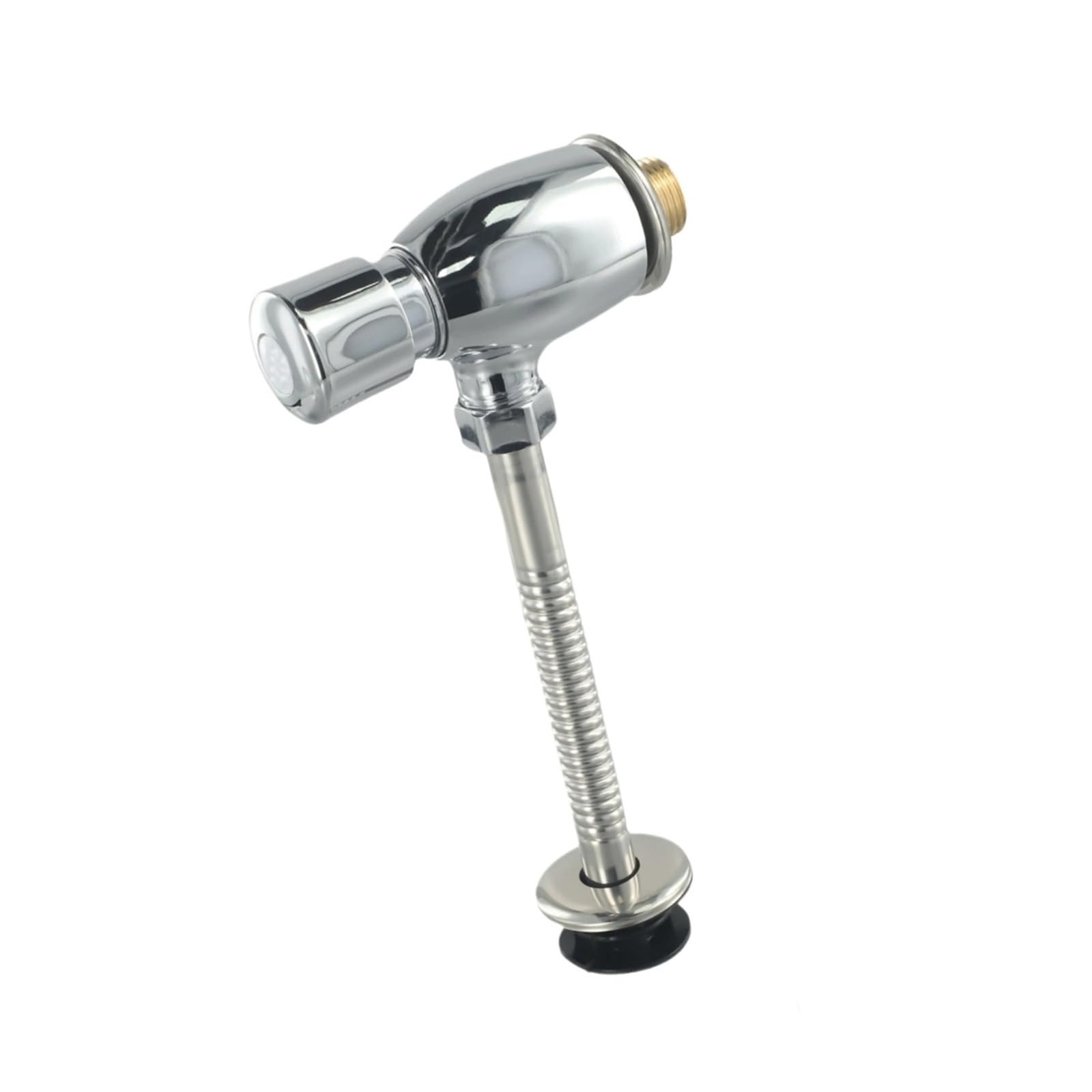 Fluxómetro manual para inodoro Válvula De Descarga Urinario Con Botón Manual For Baños Públicos, Accesorios Resistentes