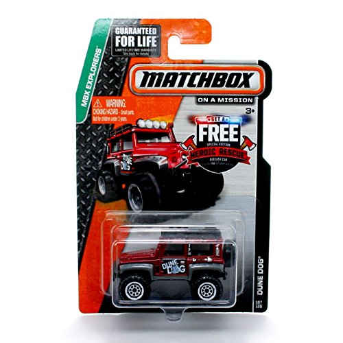 Matchbox Dune Dog MBX Explorers 2014 on a Mission Basic Druckguss-Fahrzeug (#107 von 120) (rot)