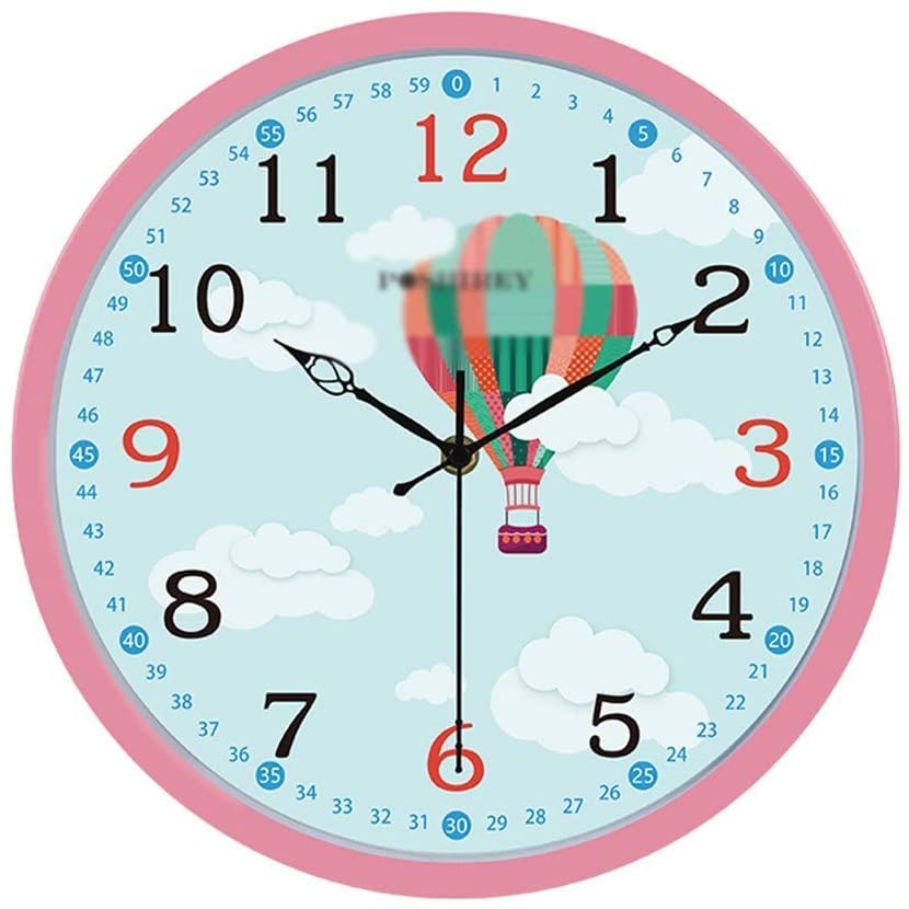 Horloges colorées silencieuses pour finir avec le tic-tac nocturne