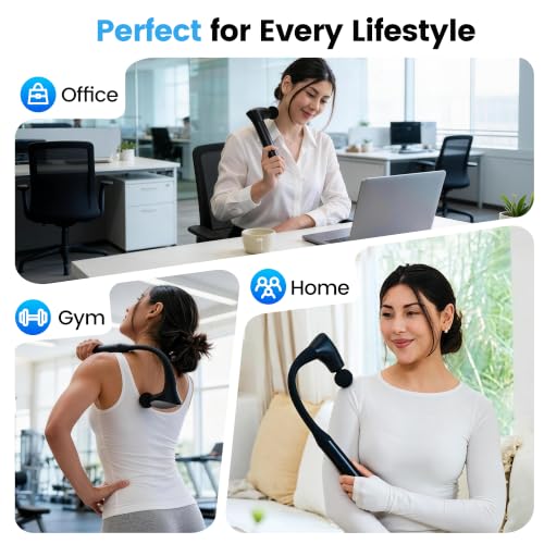 Image of 2-in-1 Detachable Muscle Massage Gun Deep Tissue with Extension Handle