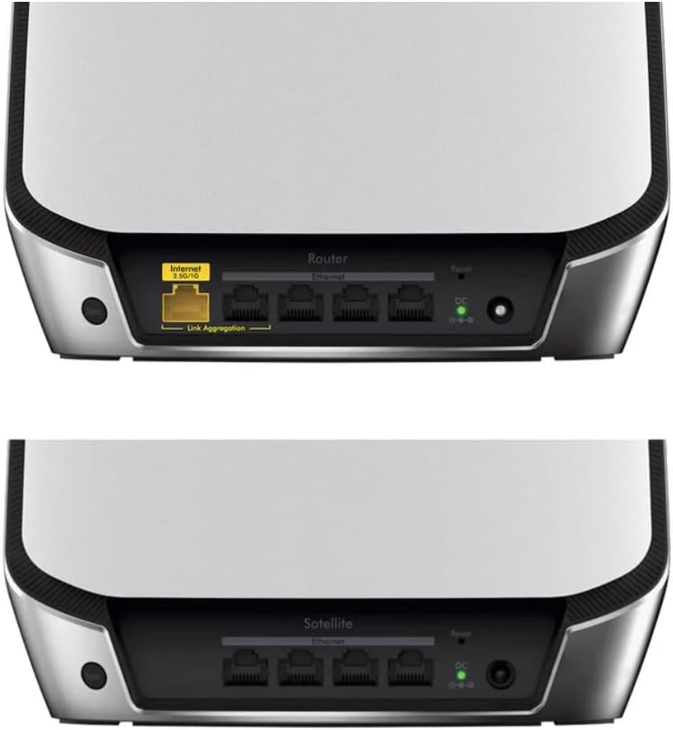 NETGEAR Orbi RBK843S AX6000 Wi-Fi 6 Mesh System, 8,000 sq. ft. Whole-Home WiFi with Speeds up to 6Gbps,Connects up to 100 Devices