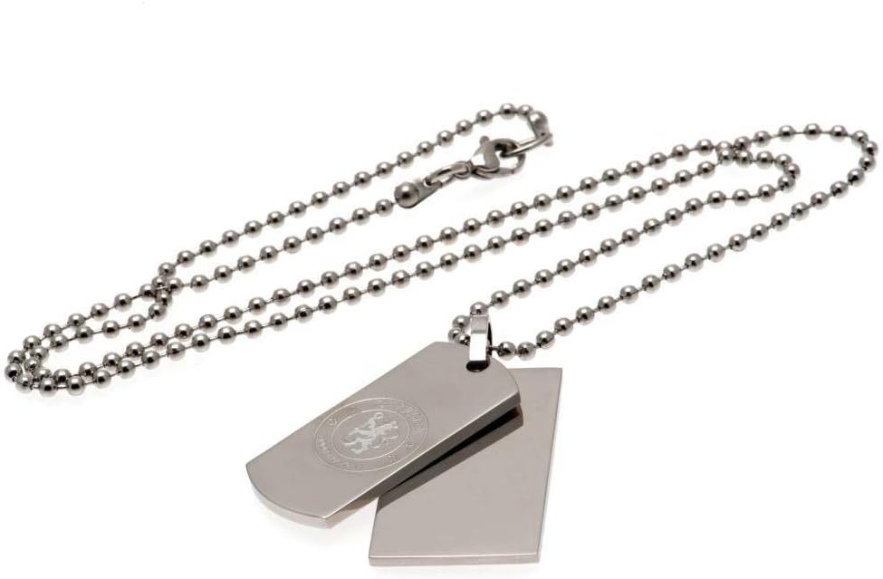 Chelsea F.C. Double Dog Tag & Chain