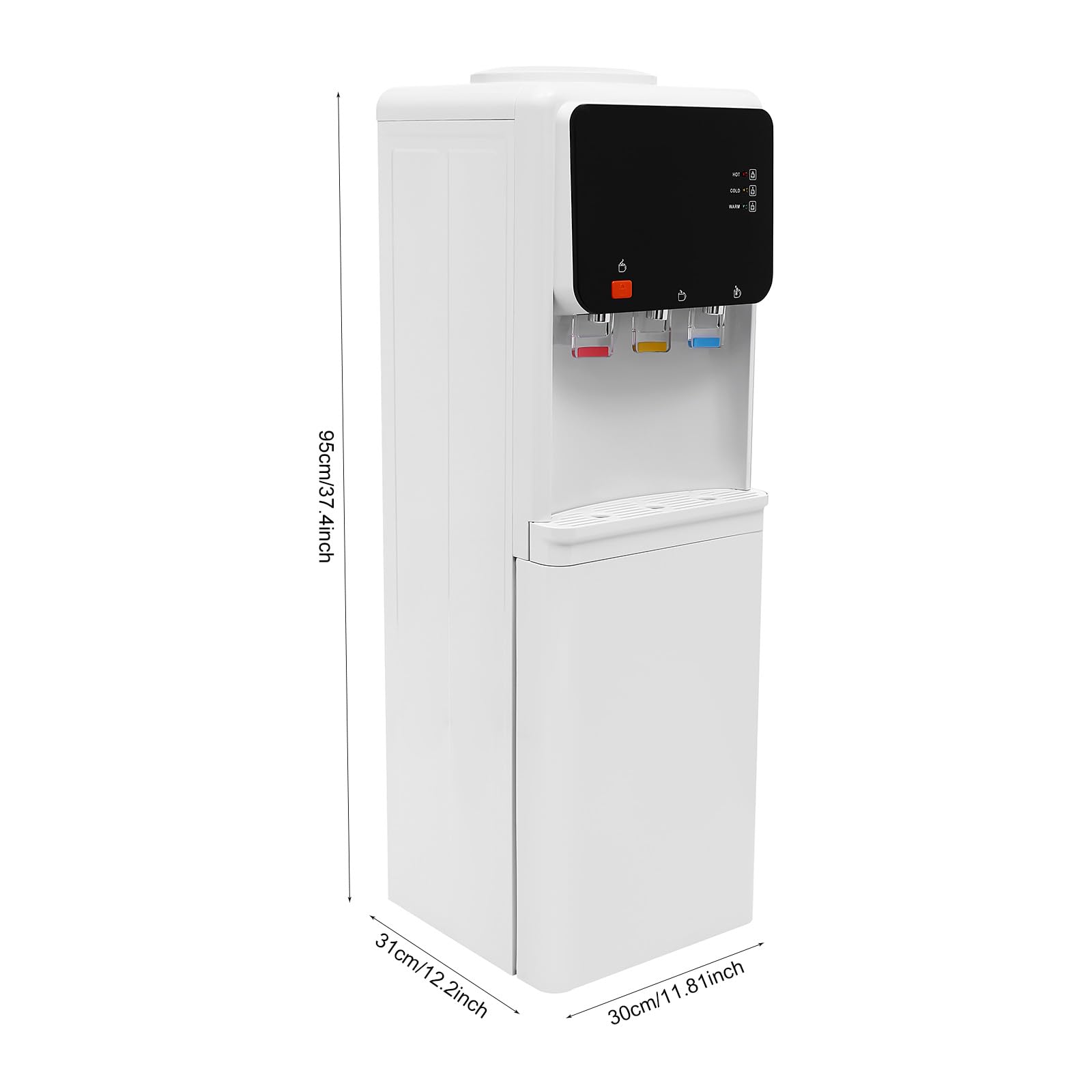 Dispensador de agua caliente de 4,5 a 18,9 l, máquina de bebidas frías y calientes, dispensador eléctrico de agua caliente, fuente de agua, oficina, hogar, máquina de bebidas frías y calientes en