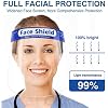 Face Shield Direct Splash Protection Eyes and Face Clear Cover With Front Sponge and Elastic B Face Windproof Dustproof
