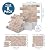 8-Pack 3D Faux Brick Acoustic Wall Panels, 11.8" x 11.8" PET High Density Soundproof & Noise Cancelling Felt Tile with 48 Adhesive Tabs, Sound Absorbing Panels for Home Office, Rustic
