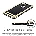 iPhone 6 Case, iPhone 6S Case, DACHUI Apple iPhone 6S Cover Slim Case Protective Double Color Back Shell Bumper Case Durable TPU Cover for iPhone 6/6S (Black+Gold)