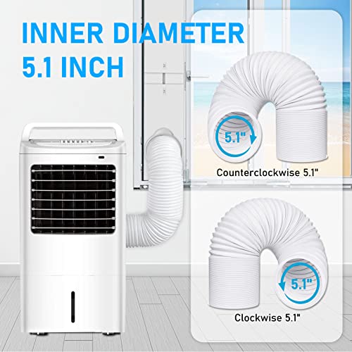 RUIZHI Fensterabdichtung für Mobile Klimageräte,Einstellbare Fenstergleit Kit Platte Klimaanlage Windschutz für tragbare Klimaanlage,Rollladen-Fensterblende Zubehör Klimageräte(13CM (5,1)