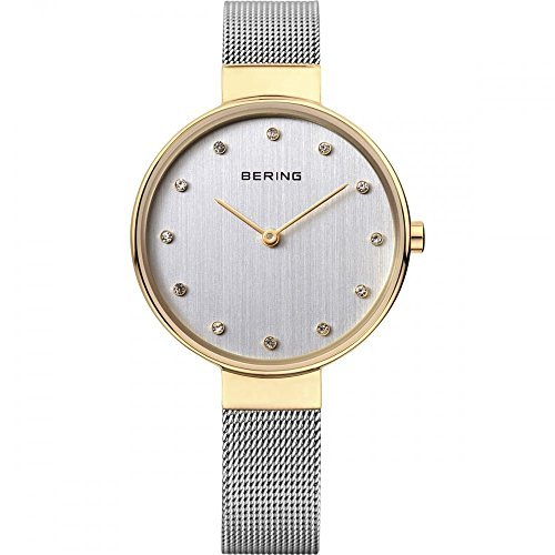 Bering TimefB[XNVbNRNVWatch with Mesh Band and scratch resistantTt@CANX^Bf}[N̐݌vB12034 ? 010 by Bering