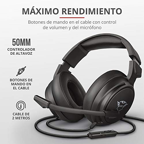 Trust-GXT-433-Pylo-Auriculares-Gamer-con-Microfono-Plegable-Unidades-de-Altavoces-Activos-de-50-mm-Cable-Trenzado-para-PS4-PS5-PC-Nintendo-Switch-Xbox-One-Xbox-Series-X-Negro
