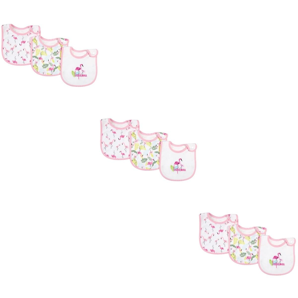 Kisangel Bavoir Garçon Fille Coton Imprimé Bavoir Étanche Lavable Pour Nourrissage Bave Accessoire Pour Garçon Fille