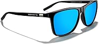 Vista 145 de MERRY'S S8286 Lentes de sol polarizados de aluminio, unisex, estilo de época, para hombres y mujeres 0c03 Marco negro/lente de espejo verde/patillas