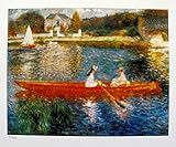 Art by Pierre Auguste Renoir The Skiff Estate Signed Small Giclee Print. After the Original Painting...