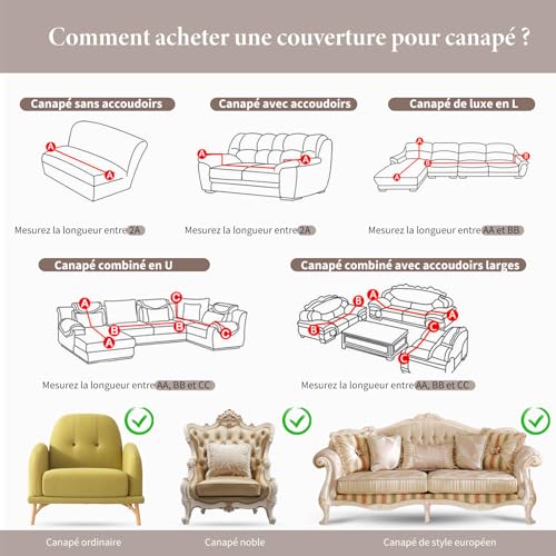 Housse de canapé lavable pour protéger durablement vos meubles des taches