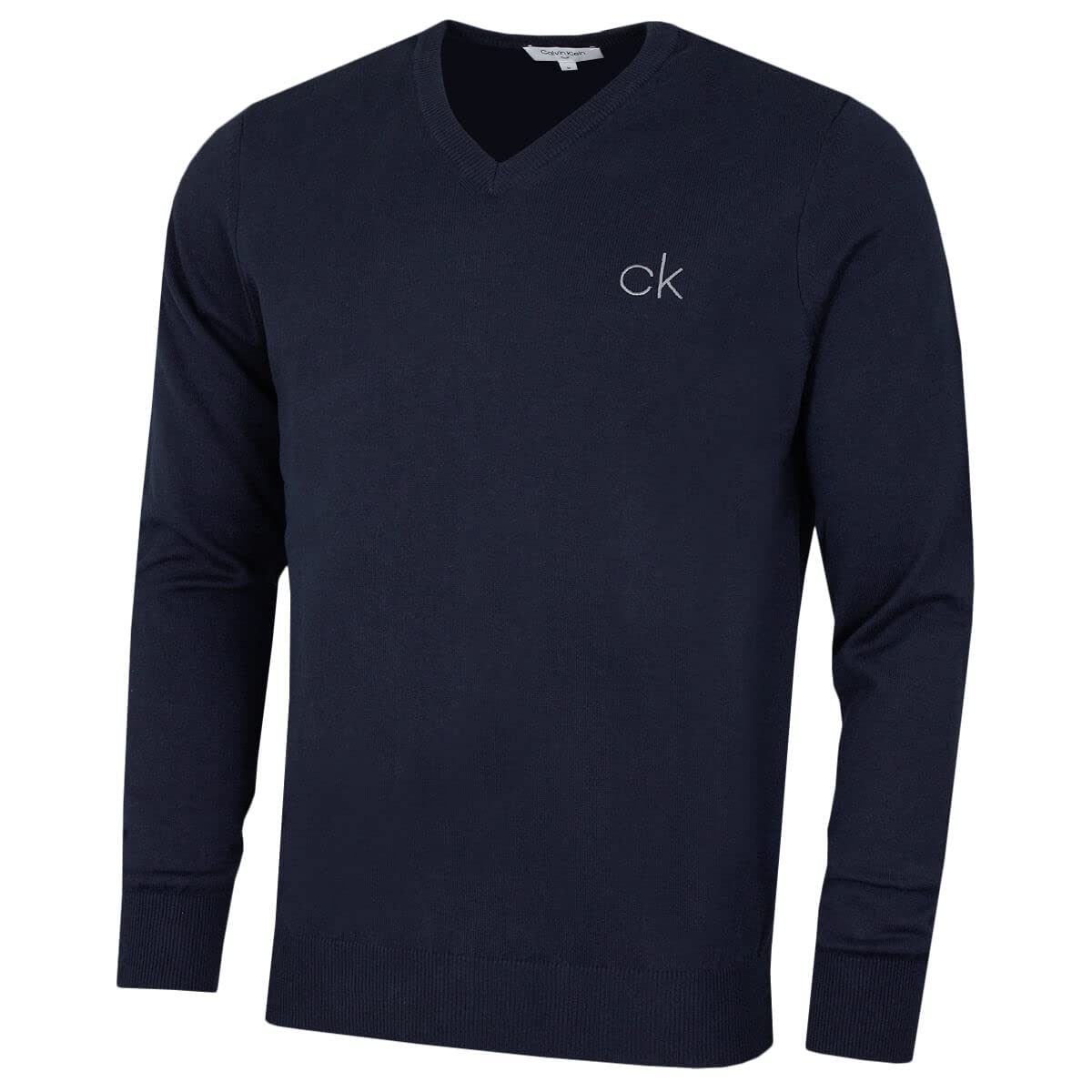 Calvin Klein Men's Navy V-Neck Sweater - Xxxxl