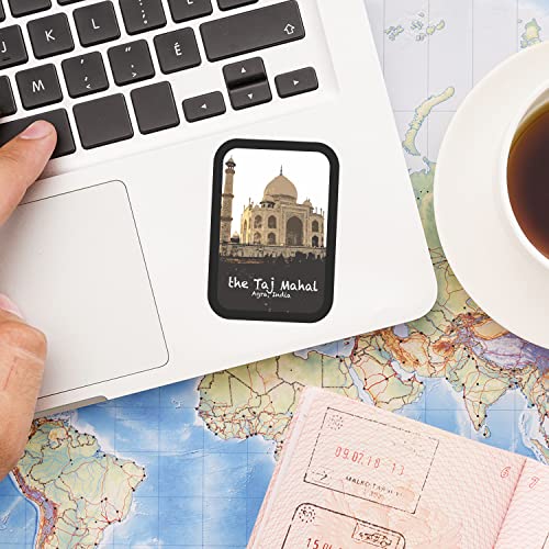 Image of Travel Aesthetic Vinyl Journal Stickers for Phone Case,Laptop,Notebook,Dairy,Water Bottle,School Bag,Etc Self-Adhesive Stickers Set of 50 (City Travel) 23X30X23 Cm