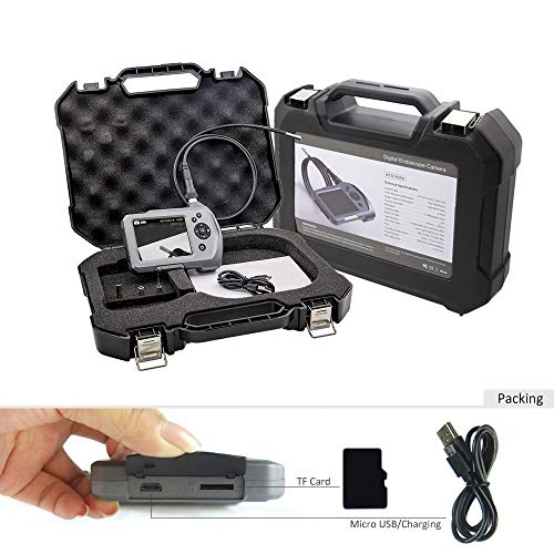 Loijon Câmera de inspeção de endoscópio endoscópio industrial Micro Câmera de endoscópio digital HD