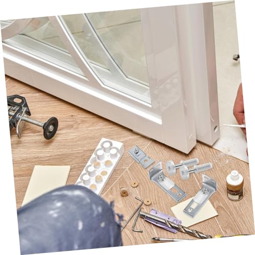 Outanaya Set de Herrajes para Puerta Bifold - Kit de Reparación con 20 Piezas para Puertas Plegables miniatura 6