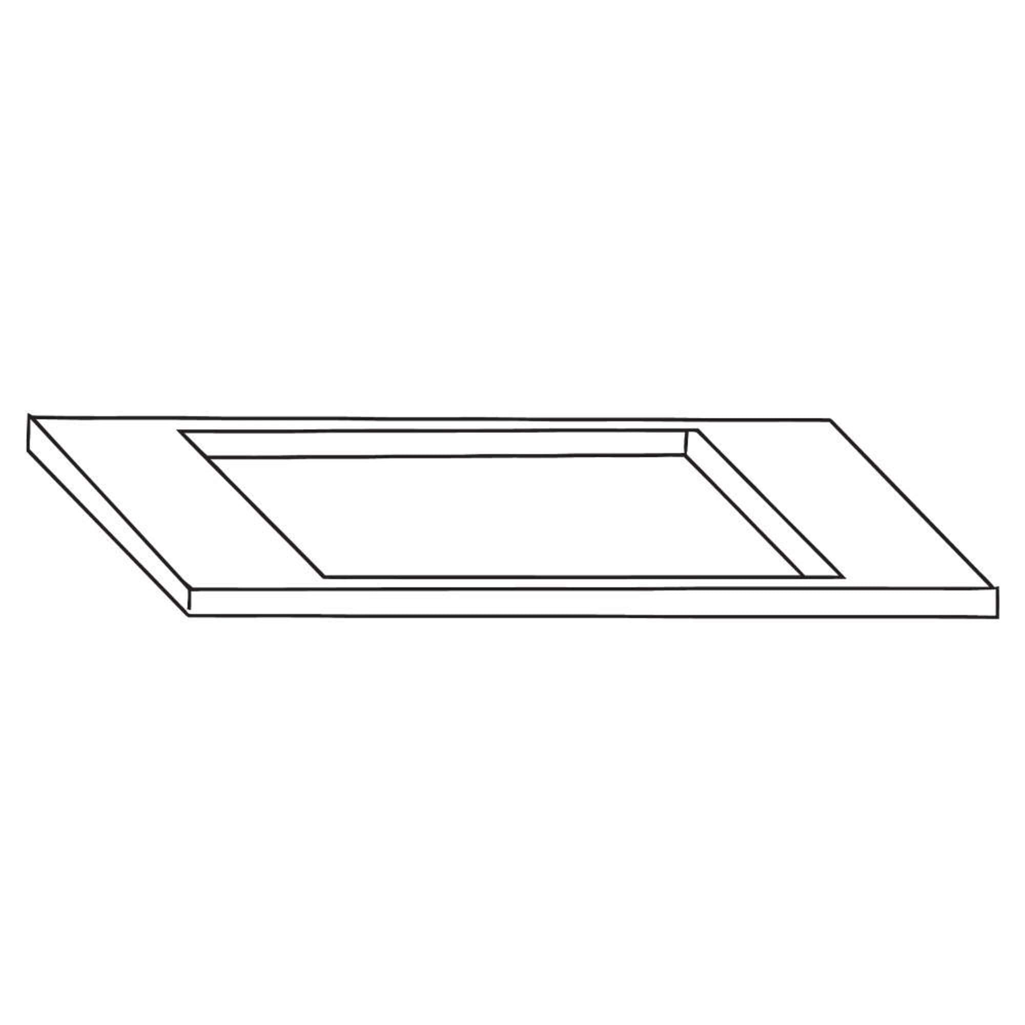 Ice-O-Matic KBT19 Top/Adapter Kit Replacement for 22" CIM or 21" MFI/GEM and 30" Bin | Heavy-Duty Mounted Flat Lid Attachment for Nugget Dice Ice Cube Maker Machine | Stainless Steel, 22"H x 23.5"D on Fridge.com