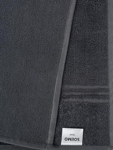 Image of Amazon Brand - Solimo - Bath Towel | Microfiber | 340 GSM | Fade Resistant | Grey