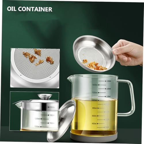 Huileur de verre en borosilicate HEMOTON pour cuisine