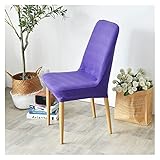 Couverture de chaise Couvertures de chaises Ensemble de 4, chaise à manger Screencovers Salle à manger Salle à manger Chaise Couvre-siège, couverture de chaise lavable amovible pour la maison, banque