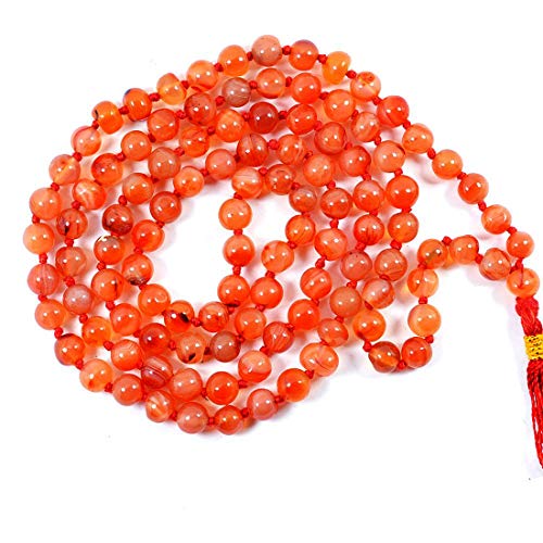 Image of Reiki Crystal Products Natural Reiki Feng-Shui Mala Necklace 6 mm Crystal Stone 108 Bead Jaap Mala for Men and Women