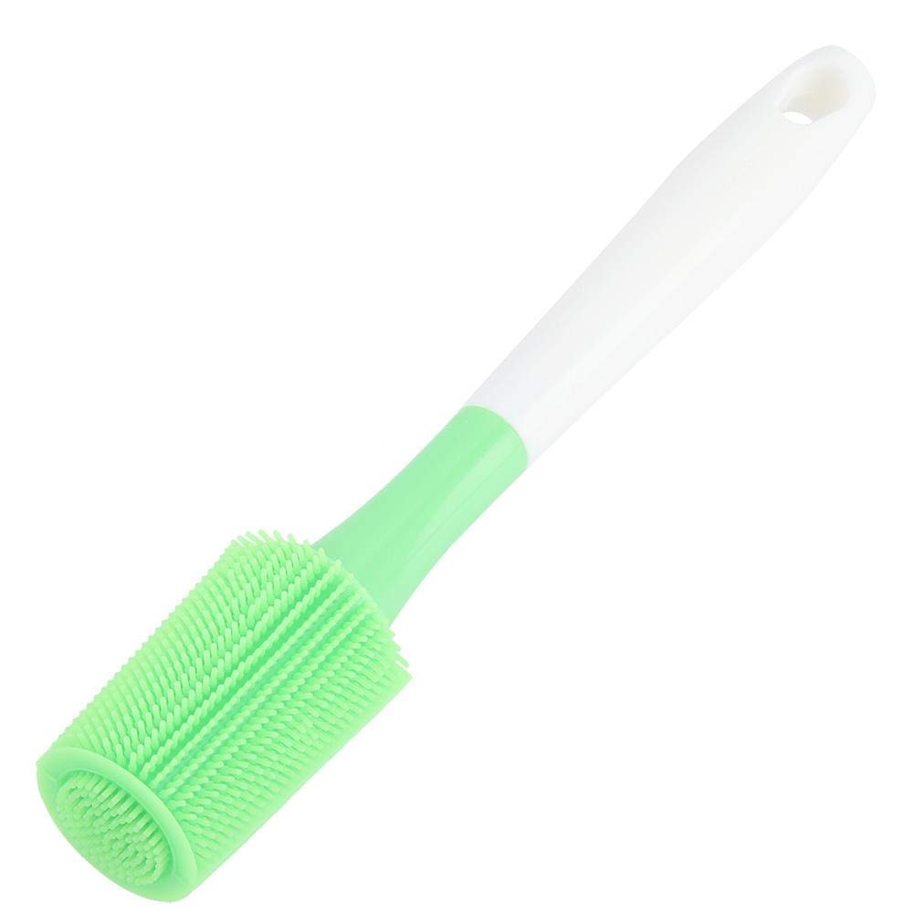 Flexible Silicone Cup Brush Long Handle Kitchen Bottle Glass Cup Thermoses Coffee Mugs Brushes Home Kitchen