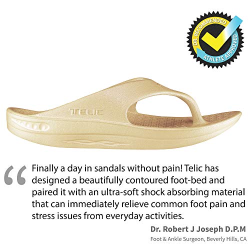 Image of Telic Unisex Adult Energy Flip Flop Arch Support Cushioned Sandals