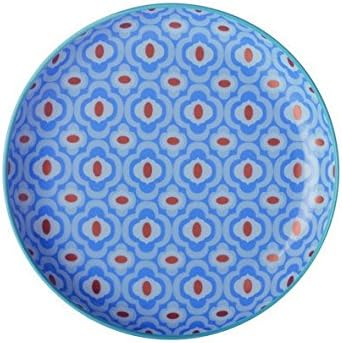 Christopher Vine Porcelain Small Plate 18.5CM Azure Line Light Blue CV90018