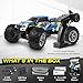 LAEGENDARY 1:10 Scale 4x4 Off-Road RC Truck - Hobby Grade Brushed Motor RC Car with 2 Batteries, Waterproof Fast Remote Control Car for Adults