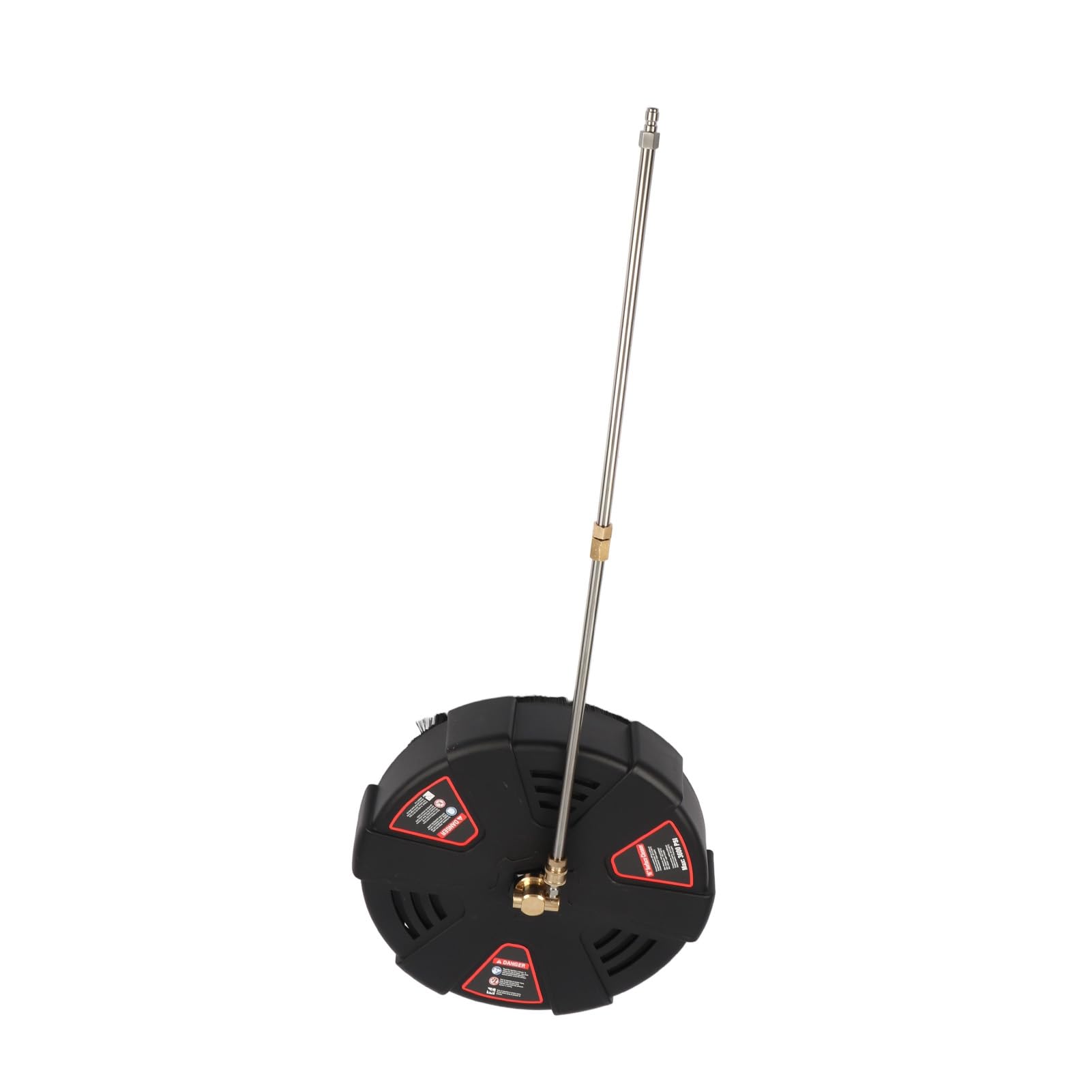 Limpiador de lavadora a presión de 16 pulgadas con potencia de alta presión de 3600 PSI para limpieza de entradas de jardín, ABS duradero de acero inoxidable