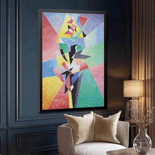 Danseuse Gino Severini Modernisme Toile Tendue Cadre 61x91