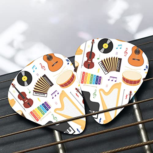 Lot de 12 médiators colorés pour guitare basse électrique et acoustique - Les Beatles, Paul McCartney, John Lennon, RIngo Starr, George Harrison Lot de 12 médiators colorés pour guitare basse électrique et acoustique – Image 8