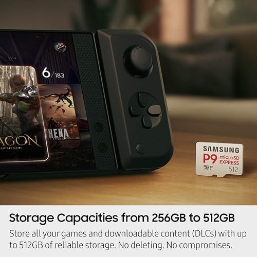 undefined Samsung P9 Express microSD Express Card, 256GB microSDXC Memory Card, Up to 800 MB/s, for Nintendo-Switch ™ 2, (MB MK256T/AM) の商品画像 6