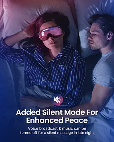 Valentine's Day Gift: RENPHO Eye Massager with Heat and Bluetooth Music for Mom
