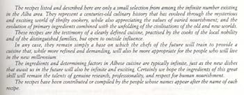 Paperback Recipes and Menus From the Great Albese Cookery Book