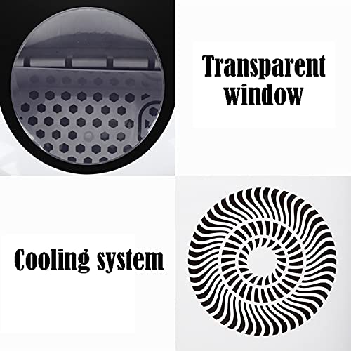 MHGD Elektrische Eismaschine, Eismaschine, Arbeitsplatte, selbstreinigend, klein, geräuscharm, tragbar, einfach zu… – Bild 5