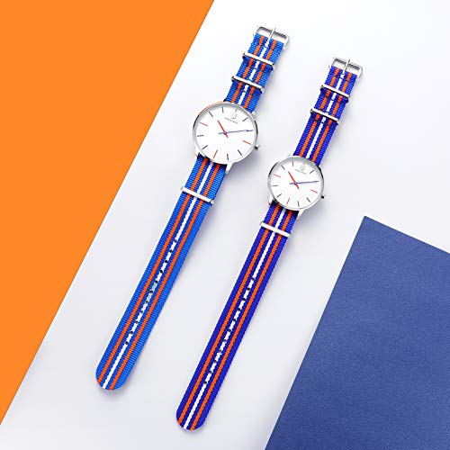 G GALLANT Women's Watch, Analog Quartz Watches with Nylon Strap Nylon Band Ladies Wristwatch Womens Wrist Watch Relogio Feminino Waterproof Watches for Student Casual3