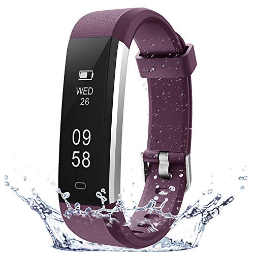 COOLEAD Pulsera Actividad Mujer Hombre Reloj Inteligente Podómetro Monitor de Actividad Impermeable IP67 Fitness Tracker Pulsera Deportiva con Contador de Calorías Monitor de Sueño para iOS Android