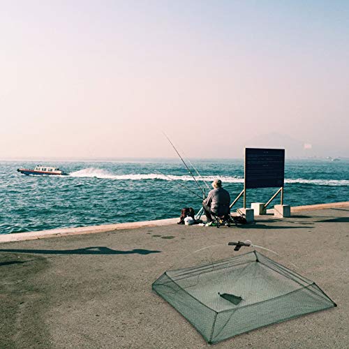 Rede de pesca Besportble, rede de pesca dobrável, rede de pesca, armadilha de peixe, rede de pesca p