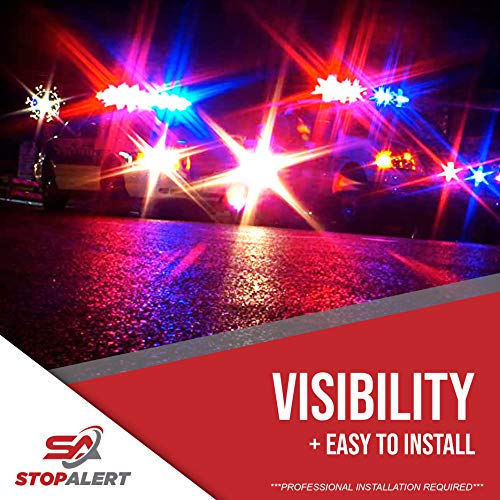 Fastwagger 240W - Headlight Safety Alternating Flasher Module Electronic Wig Wag Strobe Controller Relay - Led Incandescent Xenon Halogen Hid Car Police Emergency Trucks 10A 12-24V 250Fpm Stop-Alert #TOP6