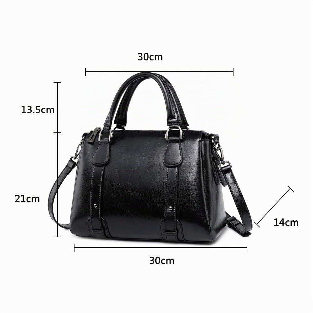Borsa a mano con Tracolla da in Pelle Donna Brose a spalla Nero