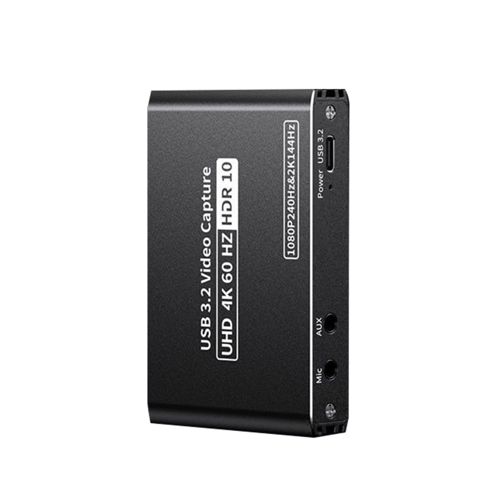 Tarjeta de Captura de Video Compatible con 4K 60 Fps 1080P 240 Fps, Omite HDCP, Cámara HDTV con Grabador de PC en USB 3.2