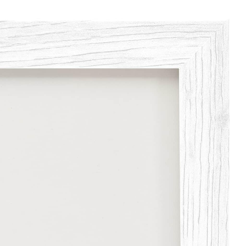 Cornice portafoto pieghevole, 2 x 21 x 29,7 cm, in MDF, bianco