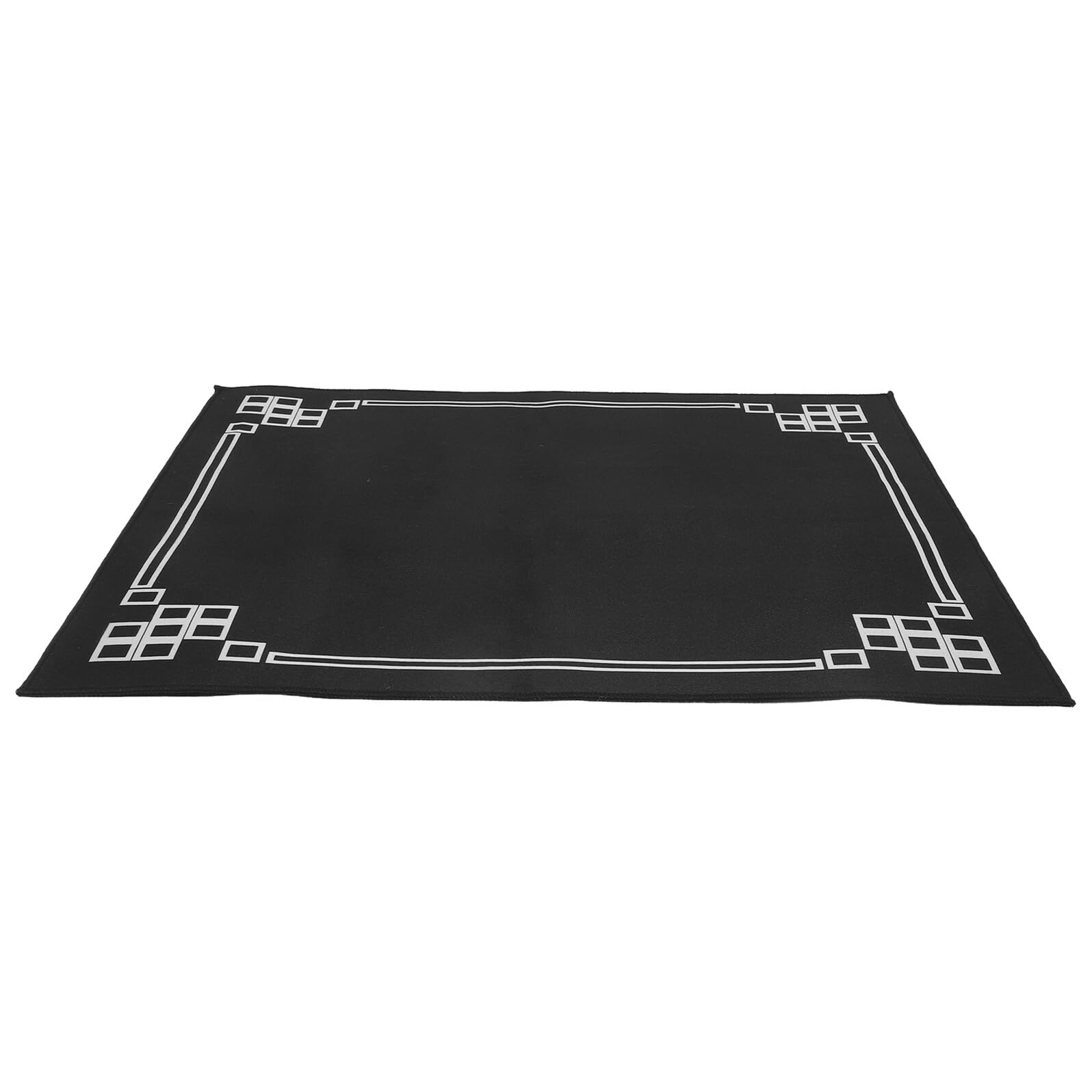 VALICLUD Tappetino Mahjong Quadrato Antiscivolo in Gomma Nera 100x100 Cm per Tavoli da Gioco da Tavolo, Resistente All’usura e Antirumore, Adatto per Partite di Carte e Poker