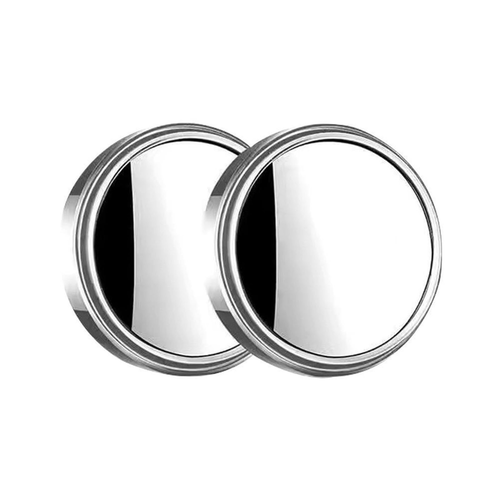 Accessori per auto Retrovisore per auto piccolo rotondo | Specchio per cecità visiva Specchio ausiliario impermeabile ad alta definizione a 360 gradi(Gray)