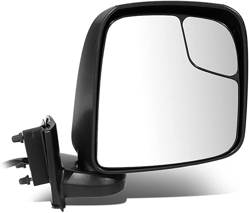 DNA Motoring OEM-MR-NI1321246 Espejo lateral plegable para pasajero derecho con ajuste eléctrico calefactable compatible con NV200 2013-2018  City