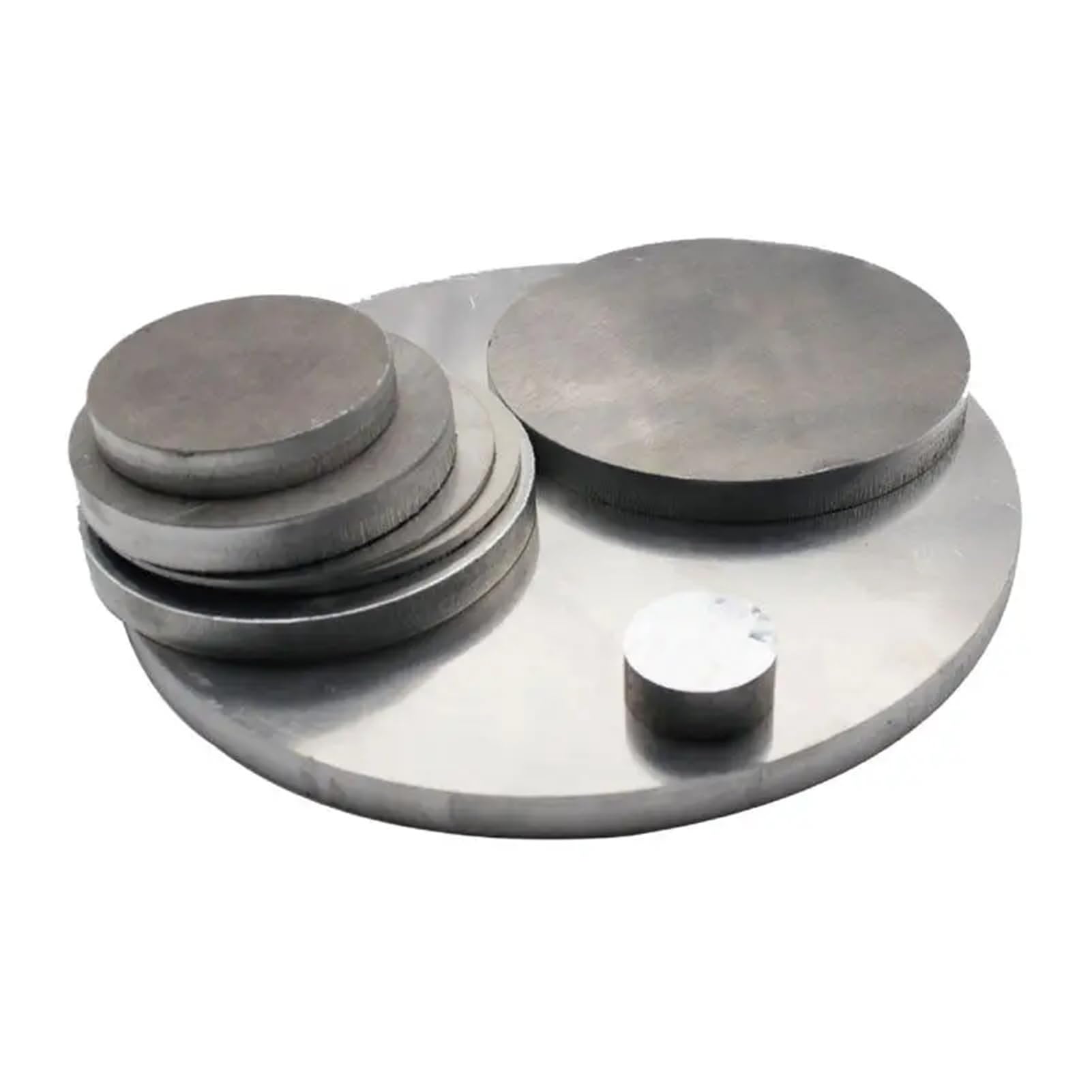 Rundblech aus Edelstahl 304, Runde Blechplatte aus reinem Aluminium, mehrere Größen(200x4mm 1pc)