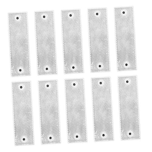 Cinta Reflectante para Carro, 10 Piezas, Blanca, 15x4.8cm miniatura 1