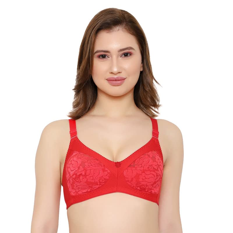 Image of Women Net Non-Padded Wire Free Regular Bra